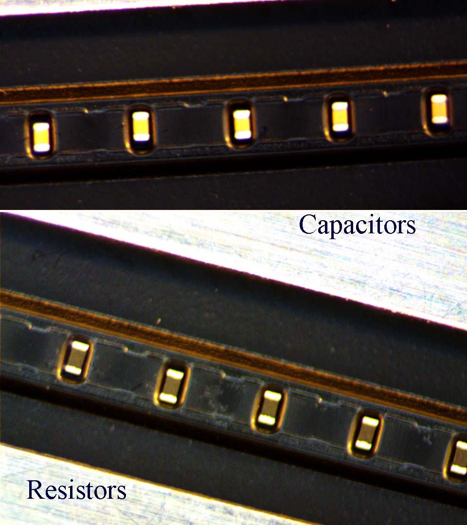 0201 resistor & capacitor tape & reel